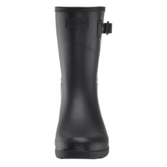 New Hunter Refined Short Rain Boot Black Round Toe Waterproof Breatheable - Picture 8 of 10